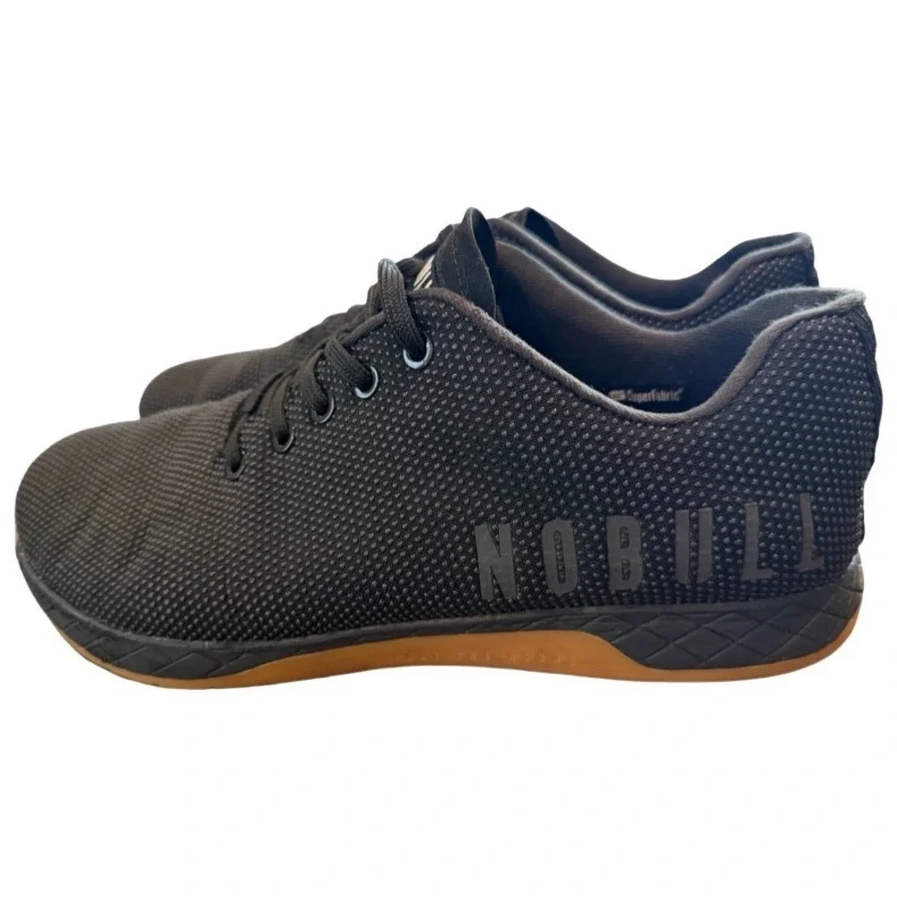NOBULL Black Gum Trainer Mens Size 11.5 Training Shoes Low Top Sneaker Gym 10.5